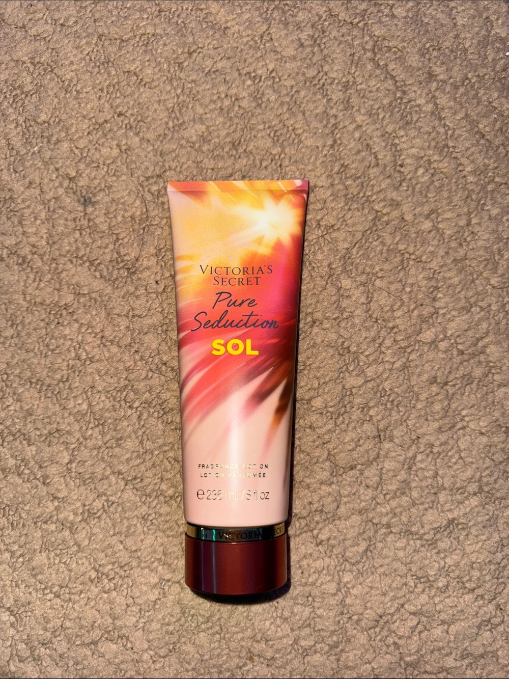 Victoria's Secret Pure Seduction SOL Lotion - Pink Orange Gradient